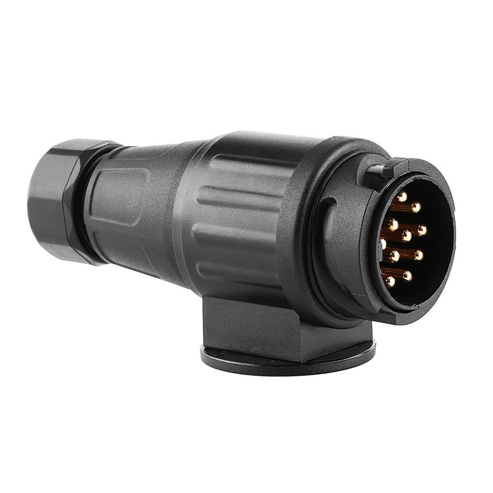 Buy Trailer Adapter, 12V 13 Pin Electric Trailer Plug Plastic 13 Pole