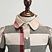 ZANDZ Little Girls Cotton Sleeveless Button Pocket Plaid Casual Summer Dress(A-Beige,2T-3T)