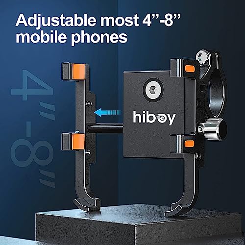 Hiboy Motorcycle Phone Mount, Adjustable Bike Phone Mount, 360