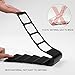 Remote Control Organizer, Metal Space Saving TV Remote Control Shelf Remote Storage Caddy Holder Black and White for Desk Table