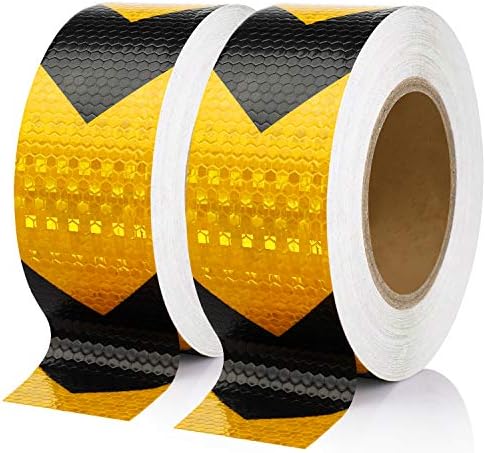 Seven Sparta Inch x 100 Feet Reflective Safety Tape Black