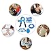 IMARKA Hand Grip Strengthener Workout Kit (5 Pack) Adjustable Resistance Hand Grip, Finger Exerciser, Finger Stretcher, Grip Ring & Stress Relief Grip Ball for Wrist and Finger Rehab Person