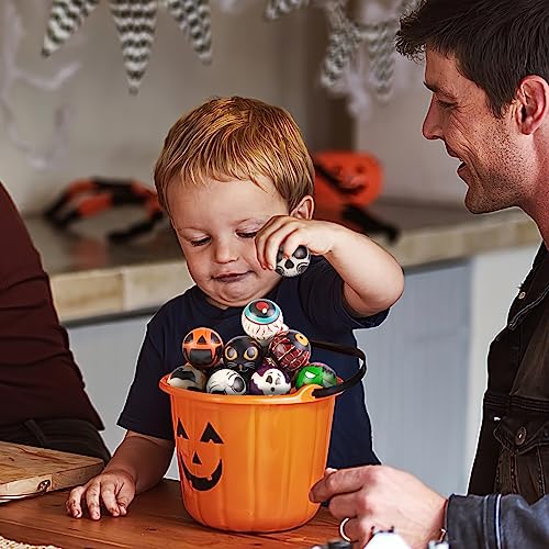 LovesTown 12PCS Halloween Stress Balls, Squeeze Balls Slow Rising Stress Relief Fidget Toys for Halloween Party Favor Kids Toys 10 Designs