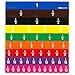 EAI Education Fraction Tiles with Tray: Numbered - Set of 51