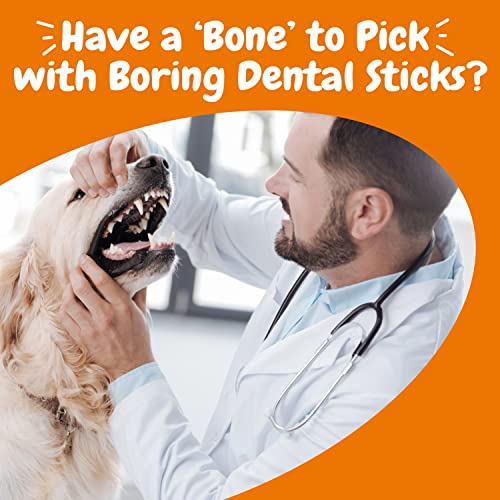 Zesty Paws Dental Bones for Small Dogs Fights Tartar & Plaque Gum