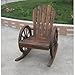 Wagon Wheel Rocker Chair