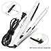 Flat Iron for Hair, HOCOSY Hair Straightener and Curler 2 in 1 with Digital LCD Display, Adjustable Temperature & Rapid Heating, Dual Voltage, Auto Shut Down, 1 Inch, White
