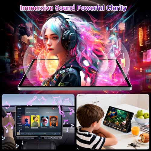 PIXGOOD 3K Tablet 13 Inches with Android 15, 36GB RAM, 512GB ROM (Extension 2TB), 4G Lte-----5G WiFi, 2940*1840UHD, 11580mAh, G99 2.2GHz, 13MP + 8MP, Touch Tablet with Keyboard, GPS4 Speaker, Grey
