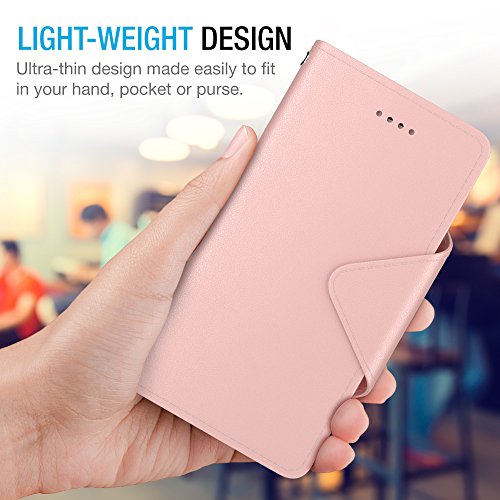 image for Maxboost iPhone 8 Plus Wallet Case [Folio Style] [Stand Feature] mWall