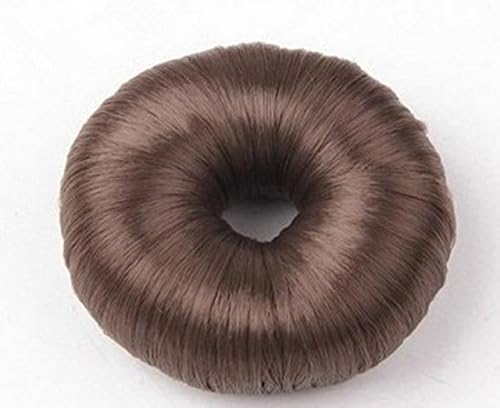 Dark coffee Ponytail Maker Accessories Synthetic Wig Donuts Bud Head Band French Twist Magic DIY Tool Bun Maker French Hair Band HW146