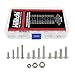 Hilitchi 460-Piece M3 M4 M5 Stainless Steel Button Head Hex Socket Head Cap Bolts Screws Nuts Assortment Kit
