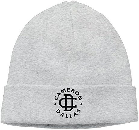 Caromn Cameron Dallas Logo Beanies Skull Ski Cap Hat Ash