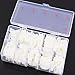Sankuwen Box 500Pcs Clear White Natural French False Acrylic Nail Art Tips UV Gel DIY