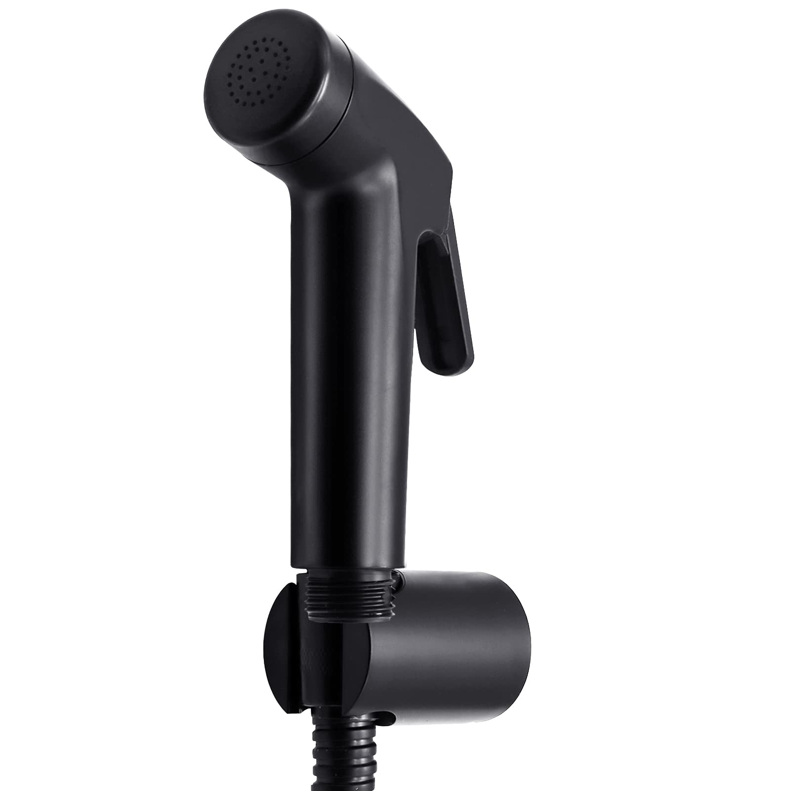 Bidet Sprayer for Toilet, Yeelua Wall Mounted Matte Black Handheld Bidet Sprayer Douche Shower Head Attachment for Feminine Wash, Pet Washing, Baby Cloth Diaper, Bathroom or Toilet Cleaning