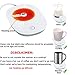 Ariskey Coffee Mug Warmer with Spoon Auto Shut Off Beverage Warmers Electric Thermostatic Smart Cup Warmer Pad for Office and Home Cocoa Tea Water Milk Soup (Up to 131F℉/55℃) with Leave Coffee Spoon