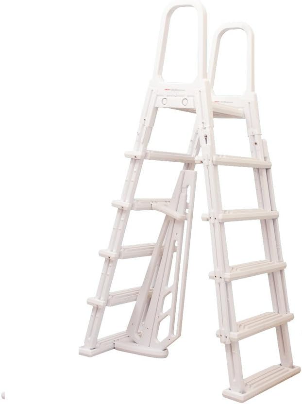 SpashNet A-Frame Above Ground Flip-Up Safety Pool Ladder