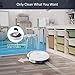 Coredy Robot Vacuum Cleaner, Wi-Fi Connected, Compatible with Alexa, Virtual Boundary Supported, 1400Pa Max Suction, Super Quiet All-New Upgraded Robotic Vacuums, Cleans Hard Floor to Carpet (White)thumb 4