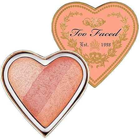 two faced blush heart