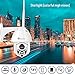 iSmartView IP WiFi Outdoor Camera, 1080P 2.0MP PTZ Weatherproof Security Camera, Clarity Colored Night Vision, Surveillance Wireless CCTV, Motion Alarm, 128G SD Card Loop Recording