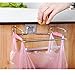 Lucky Fitness Metal Hanging Garbage Bags Rack Kitchen Wash Cloth Towel Storage Holders Wall Hanging Cupboard Cabinet Stand Organizer Shelf