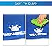 WINSEE Pet Cooling Gel Pad, Self Cooling Mat Comfort Non-Toxic Cold Mat for Dogs Cats 35.4 x 19.7 inch Large (Blue)