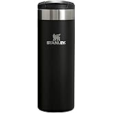 Stanley AeroLight Transit Bottle 16 oz | Locking Drink Through Lid | Leak Resistant Water Bottle or Coffee Travel Mug | Lightweight Insulated Stainless Steel | BPA-Free | Black