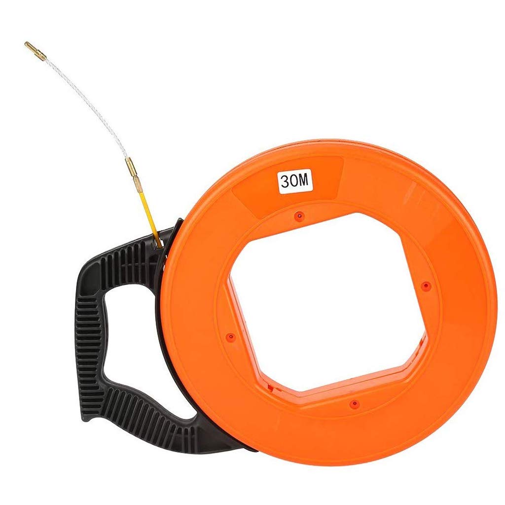 Cable Pulling Tape 30 Metres Fibreglass Cable Reel Puller Glass Fiber Cable Puller Cable Tool Electricians Tools