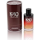 1930S Men's Crimson Cologne by STS Ranch, Classic & Timeless Woody Spicy Fragrance with Bergamot, Juniper Berry, Black Pepper, Vetiver & Cedarwood, Warm Masculine Scent, 100 ml