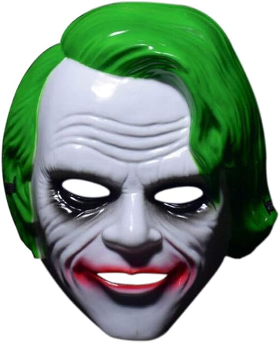 Amazon ハロウィン 怖い ペニーワイズ ホラー クラウン マスク スミッフィー ダークナイトマスク M グリーン 053 ままごと ごっこ遊び おもちゃ