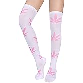 Benefeet Sox Womens Thigh High Socks Girls Novelty Cotton Over the Knee High Socks Funny Crazy Long Stockings Leg Warmers