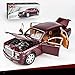 CLEVER BOYS 1:24 Scale Diecast Vehicle Model Toy Cars with Sound and Light Pull Back Power for Kids Adults.(Red)