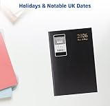 1ABOVE 2026 A4 Day-to-Page Diary Premium Hardcover Daily Planner Black view 7