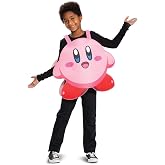 Disguise Kirby Costume for Kids, Official Kirby Character Outfit, Single Child Size up to Children's Medium (7-8)