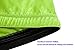 KORAMAN Men's Reflective Short Sleeve Cycling Jersey with Zipper Pocket Quick-Dry Breathable Biking Shirt Green 2XL