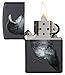 Zippo Exposed raven Pocket Lighter, Gray Dusk