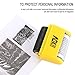 AOKII Wide Roller Stamp Identity Theft Stamp, Perfect for Privacy Protection (Yellow)