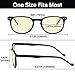 GAMMA RAY OPTICS Blue Light Blocking Glasses Anti Glare 1.75 Power