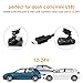Vantrue Car Charger Adapter 10FT Mini USB Dash Cam Charger DC 5V 3.6A 2-Port Vehicle Cigarette lighter adapter for OnDash N2Pro /N2 /X1 /X3 /V1 /C1 /G1W /black box /Action Cam, GPS Navigator and Phone