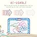 pipigo Water Doodle Mat 38.5 X 29.5 Inches Extra Large Kid Magic Aqua Drawing mat Painting Board with 3 Pens 1 Magic Brush Educational Toys Gifts for Boys Girls Toddlers 2 3 4 5 6 7 + Year Old