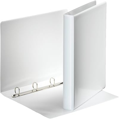 Esselte A4 3.8 cm Spine PP Essentials Presentation Binder White
