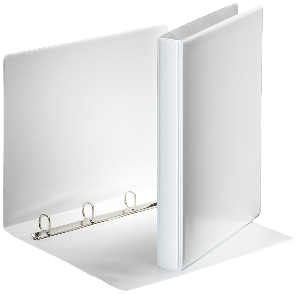 Esselte A4 3.8 cm Spine PP Essentials Presentation Binder - White