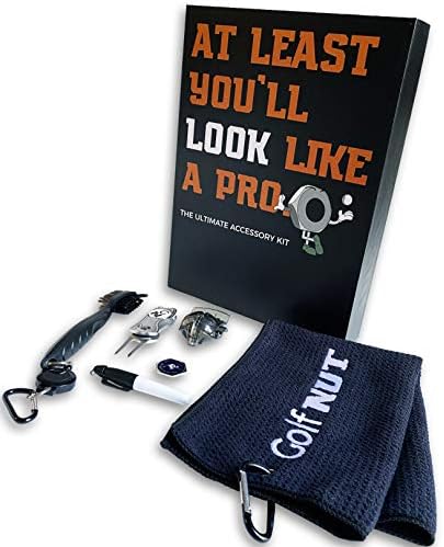 Golf Nut Ultimate Accessory Pack | 6 in 1 Kit for The Avid Golfer
