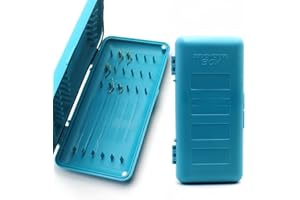 Fishing Tackle Box with Transparent Lid, Multi-Compartment Plastic Storage Organizer for Fishing Line, Hooks and Lures, Porta