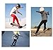 Landwalker Pro Cruiser Complete Girl Skateboard 31x8 Inch Skateboards Cheap Skateboard (Panda)