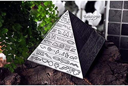 Cute ashtray XDWM158 Ashtray Retro Egyptian Metal Personality Pyramid Fashion Creative Decoration Ashtray Mysterious Ancient Civilization History Jewelry Portable cigarette ashtray cute mini ashtray