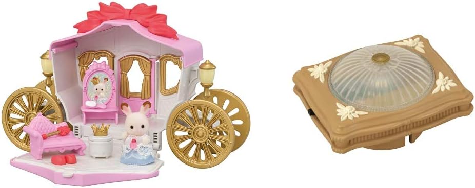 Amazon シルバニアファミリー コ 68プリンセスとおしゃれ馬車セット シルバニアファミリー カ 524 光るルームライト セット買い おもちゃ おもちゃ