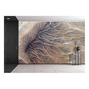 Aerial View of Peculiar Landform - Removable Wall Mural | Self-Adhesive Large Wallpaper - 66x96 inches