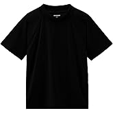 Boys Rash Guard Short Sleeve UPF 50+ Sun Protection Swim Shirt Rashguard Fishing Surf Quick Dry Cool Beach Clothes for Toddler Youth Kids Black Size 12-14