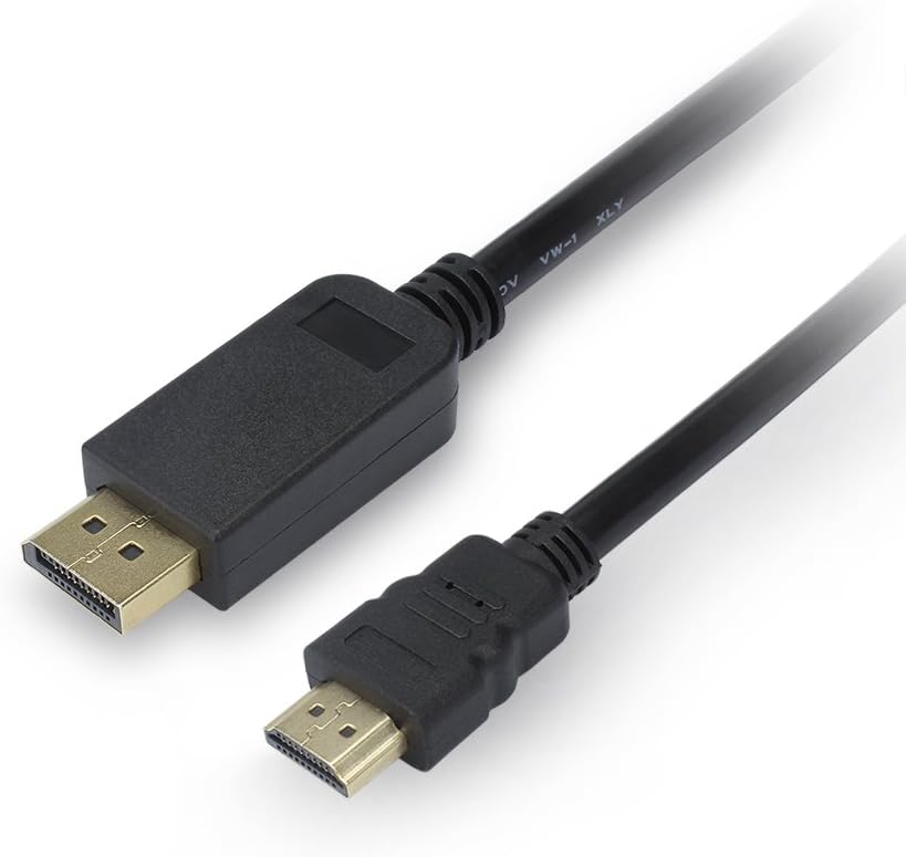 DisplayPort to HDMI Cable, Coocotech DP to HDMI 6 Feet Cable Gold Plated Connector 1080p Compatible with HDTV Monitor Display, Lenovo, Dell, HP, ASUS