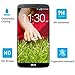 LG G2 Screen Protector, NEWELL 0.26mm Ultra Thin 2.5D Round Edge 9H Premium Ballistic Glass Screen Protector (for LG G2)